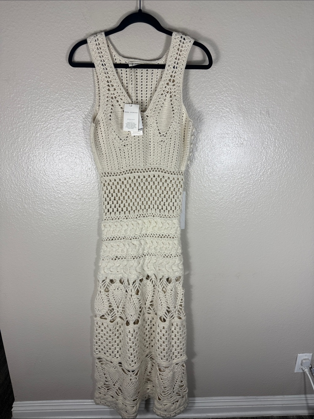Ulla Johnson Alexis Crocheted Wool Maxi Dress - Picture 4 of 15